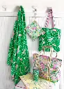 Lilly Pulitzer: Towel Tote - Palm Trees (16.75 W x 16.75 H )