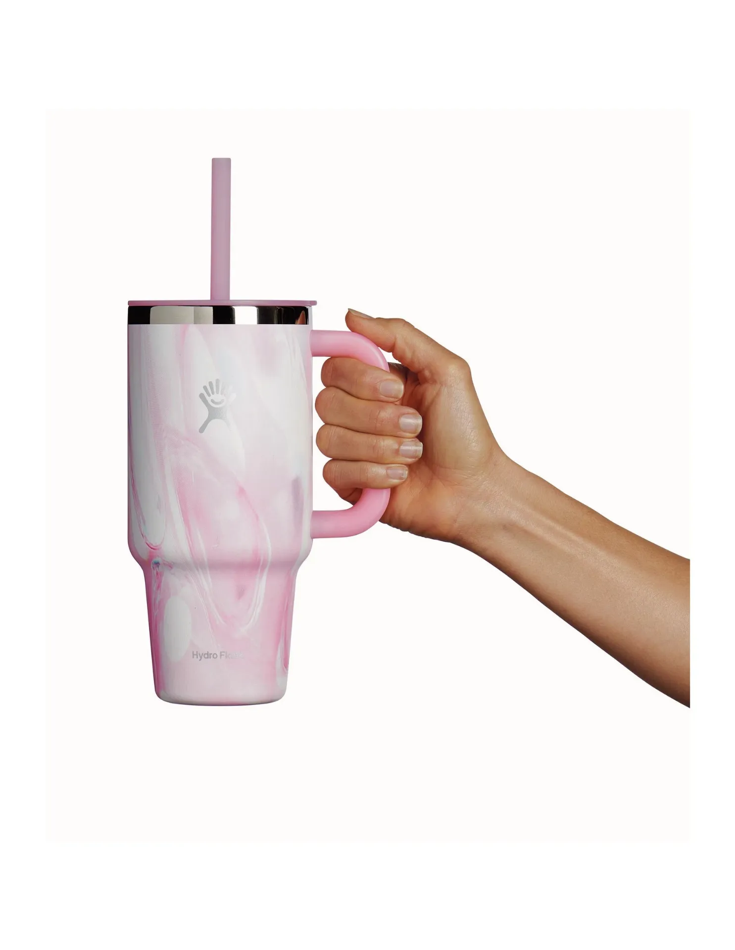 [DRK-00052] Hydroflask: Travel Tumbler - Jelly Pink Limited Edition (32oz)