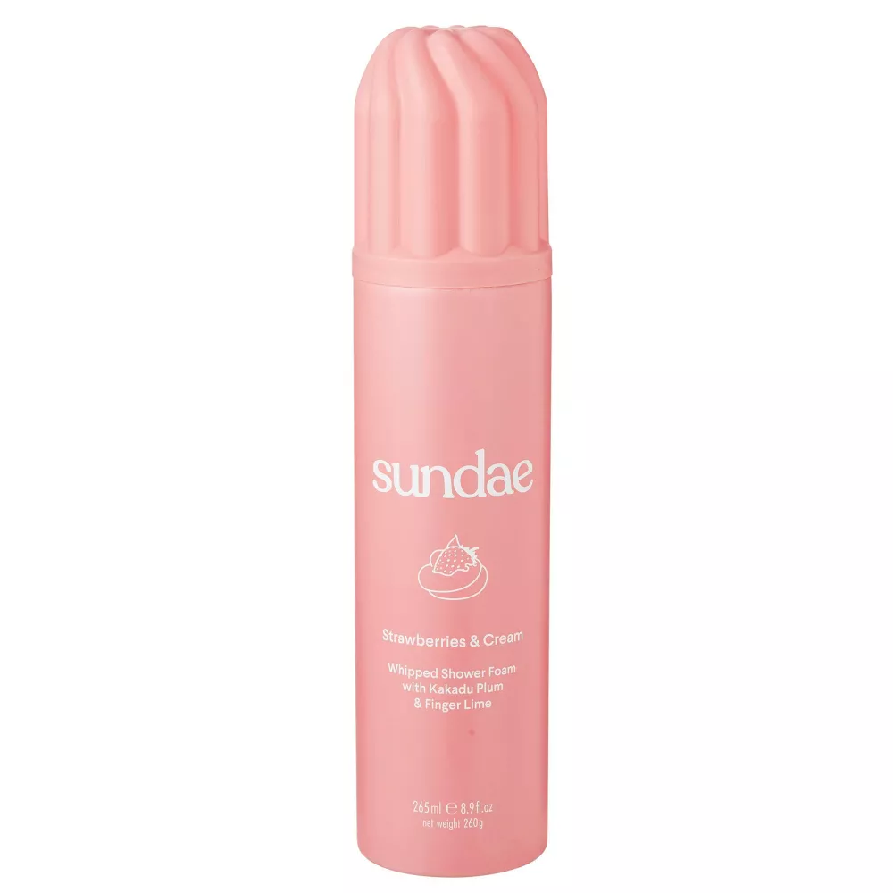 [PSC-00012] Sundae: Strawberries & Cream - Whipped Shower Foam (8.9 fl oz)