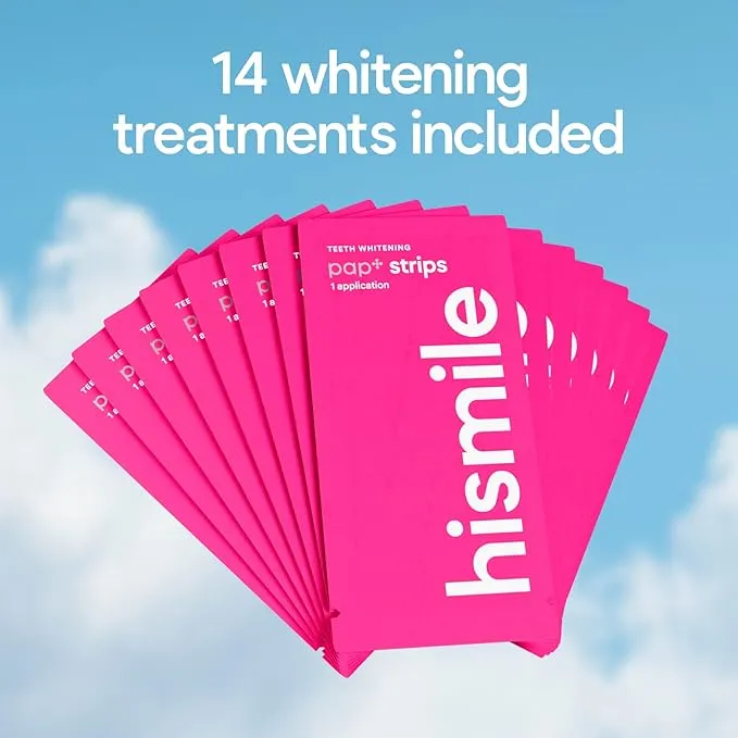 [PSC-00014] hismile: Teeth Whitening Pap Strips ( 14 applications )