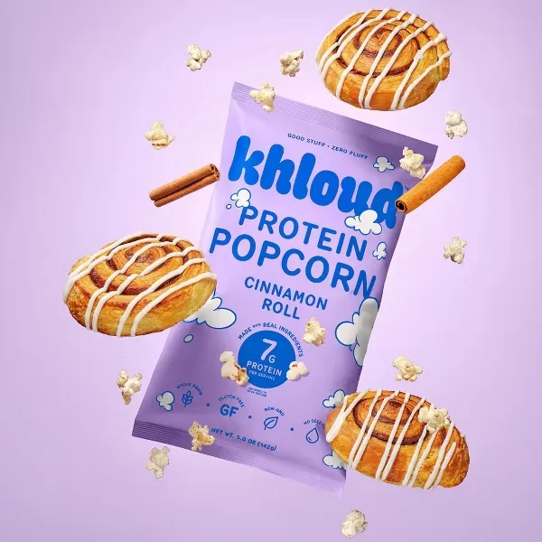[GDS-00010] Khloud: Proteins Popcorns - Cinammon Roll (4.0 oz )