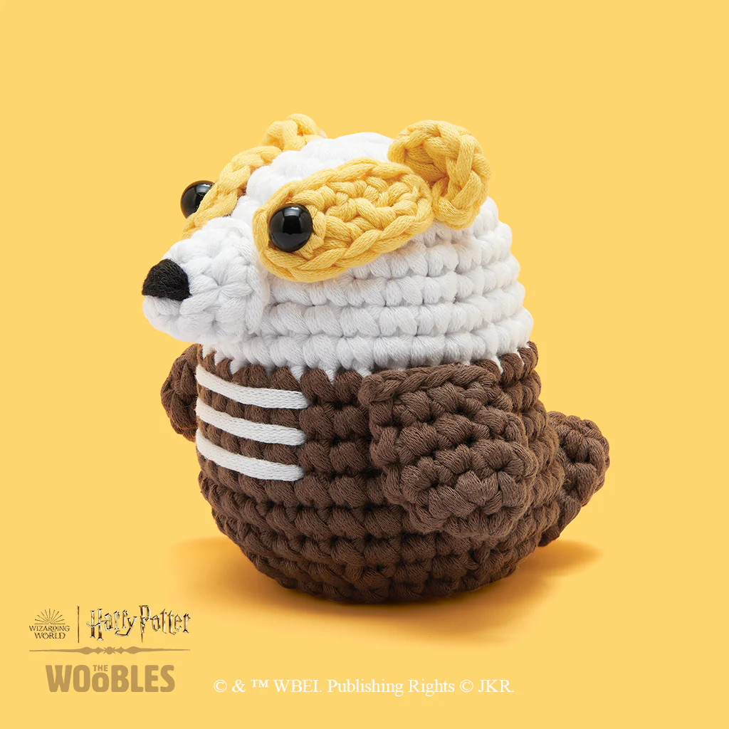 [GMS-00045] Harry Potter™ The Woobles - Hufflepuff™ Badger Crochet Kit