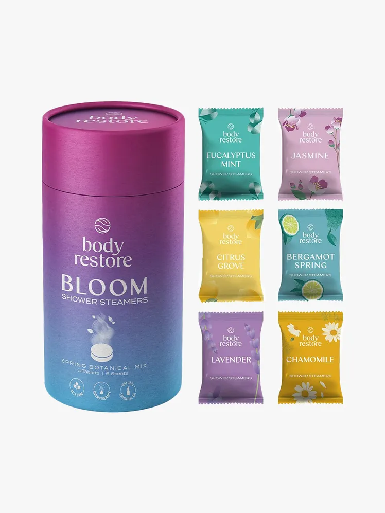 [SC-00005] Body Restore Bloom Shower Steamers 6 Pack