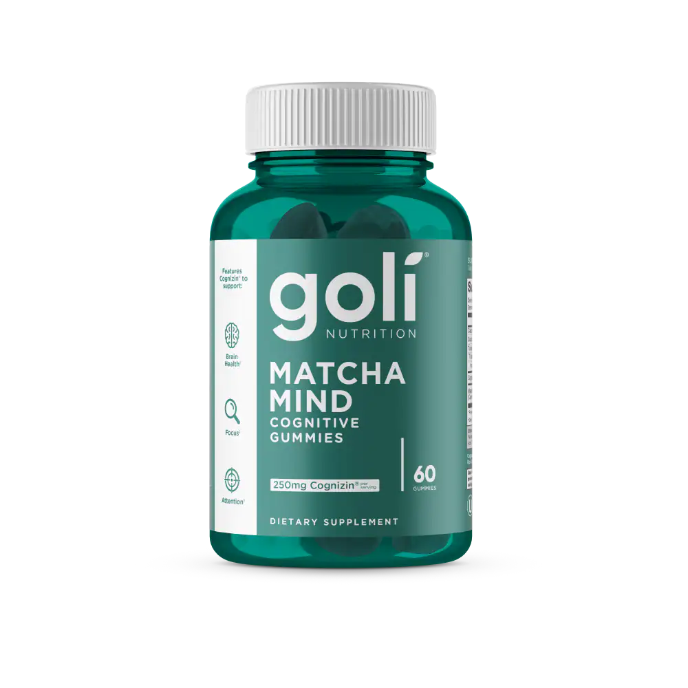 [NS-00004] Goli Nutrition: Matcha Mind 250 mg (60 Gummies)
