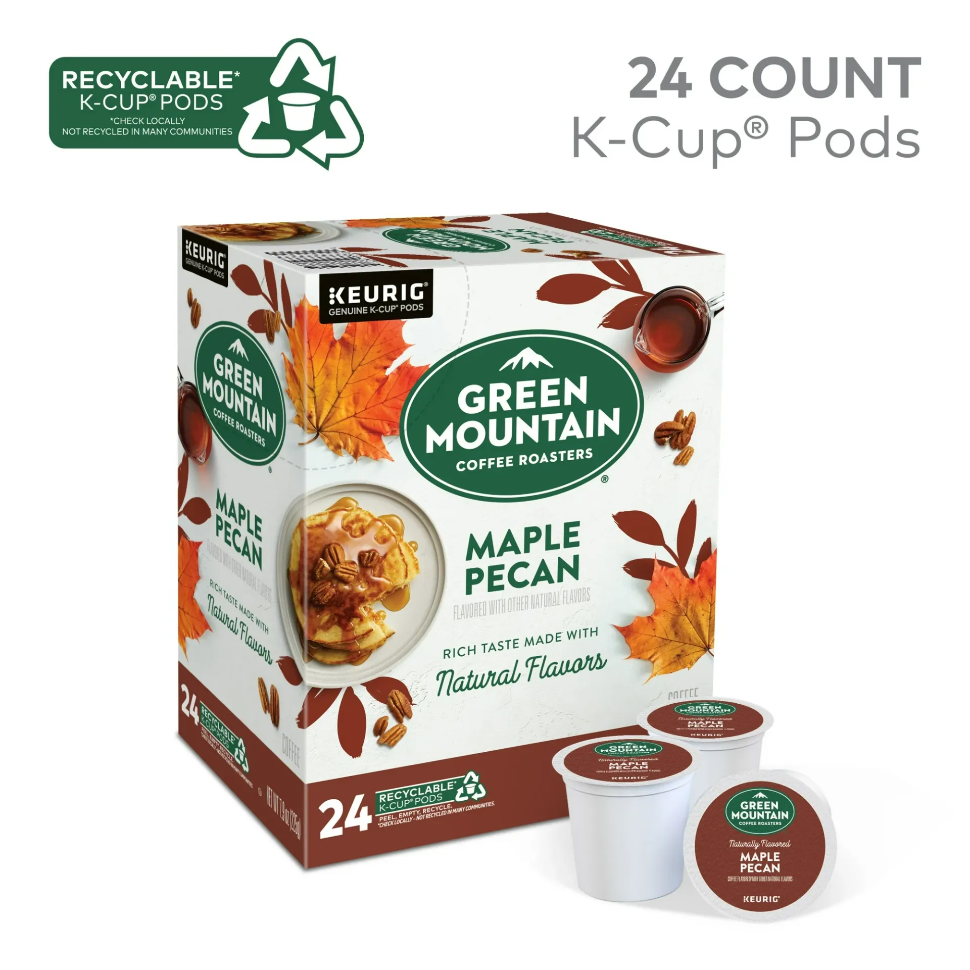[PDS-00006] Green Mountain Coffee Roasters® Mapple Pecan 24 Pods 225g